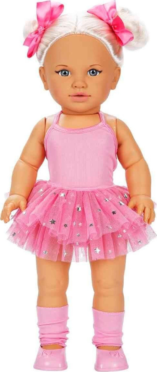 Tina Ballerina Bebek 45 cm Koyu Pembe