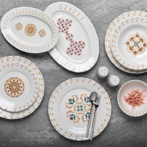 Lionetta 29 Parça 6 Kişilik Porselen Yemek Takımı