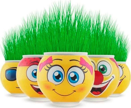 Emoji Çim Adam 4'Lü Paket (Paket Içinde 4 Adet Mevcuttur.)
