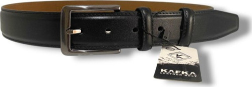 K100-26 Hakiki Deri Dikişli Erkek Kemer 135 Cm