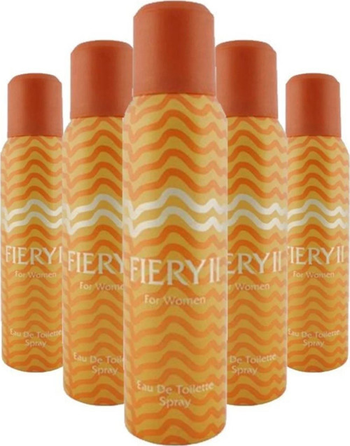 5 Adet x Fiery 2 Deodorant 150 Ml Bayan