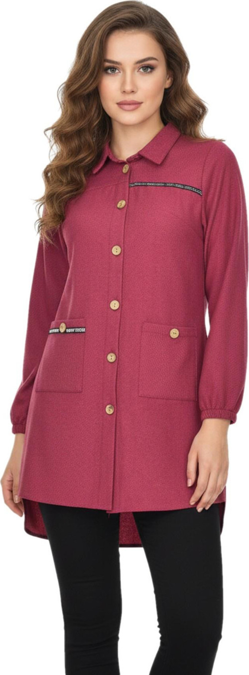 Kadın Kışlık Cepli Tunik BGL-ST02343