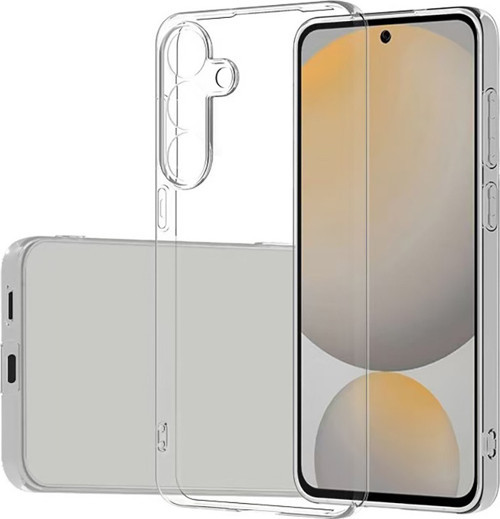 Galaxy S25 FE Kılıf İnce ve Esnek Şeffaf Süper Silikon