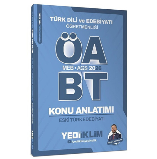 Yediiklim Kpss Öabt Türk Dili ve Edebiyatı Öğretmenliği Konu Anlatımı