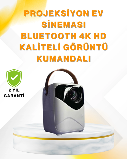 Ultra Hd Çözünürlüklü Taşınabilir Projektör – 1920X1080 Piksel Görüntü Kalitesi