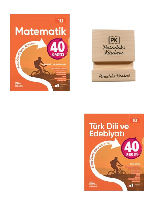 Okyanus 10. Sınıf 40 Seans Matematik ve Edebiyat Konu Özetli Soru Bankası + Telefon Standı