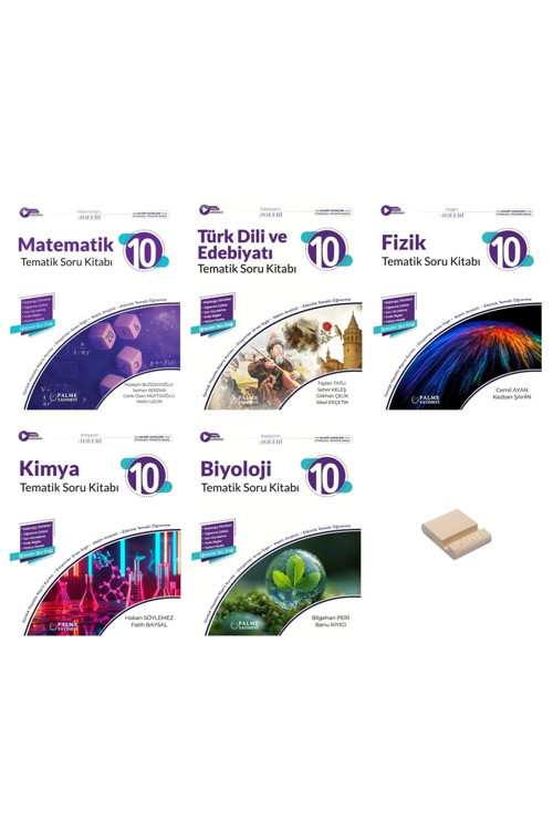 10. Sınıf Joker Matematik Edebiyat Fizik Kimya ve Biyoloji 5li Tematik Soru Bankası