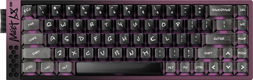 Iqunıx Meet68 Ultra Midnight Purple %65 Omega Manyetik Switch 8K Hz He Rgb İngilizce Mekanik Gaming Klavye