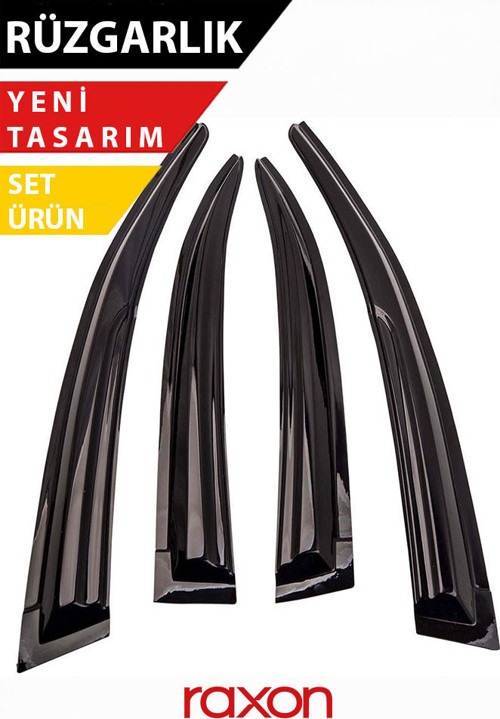 Audi A4 2008-2015 Cam Rüzgarlığı 4'lü Paket