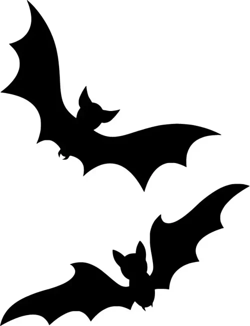 Yarasalar - Araç, Oto, Laptop, Duvar Uyumlu Sticker 10*13 Cm