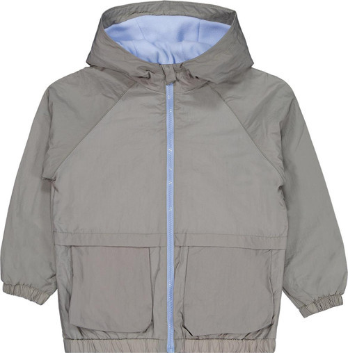 Ready Baskılı Torba Cepli 6-9 Yaş Yağmurluk - Haki 7-8 Yaş