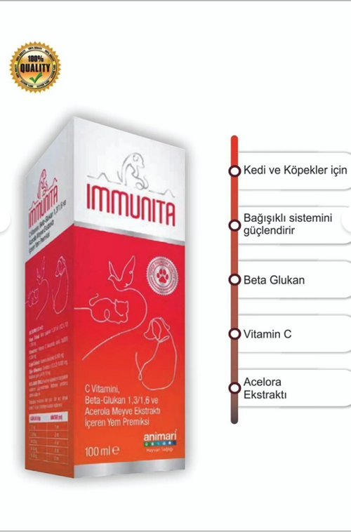 İMMUNİTA BAĞIŞIKLIK GÜÇLENDİRİCİ 100 ML