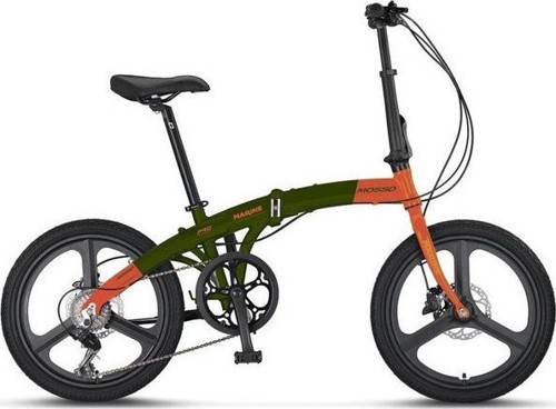 20J Marıne 2D-7V Katlanır Bisiklet - Haki Turuncu