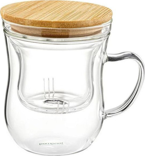 Brew Süzgeçli Cam Çay Bardağı 400ml B6068