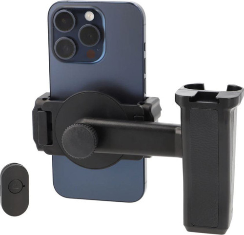 Manyetik Vlogging El Gribi | Bluetooth Uzaktan Kumandalı | Tripod ve Cold Shoe Uyumlu Telefon Tutucu