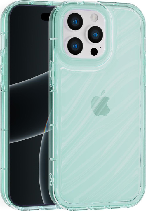 iPhone 13 Pro Max Uyumlu Telefon Kılıfı Kamera Çıkıntılı Kabartmalı Parlak Desenli Darbe Emici Silikon Kılıf