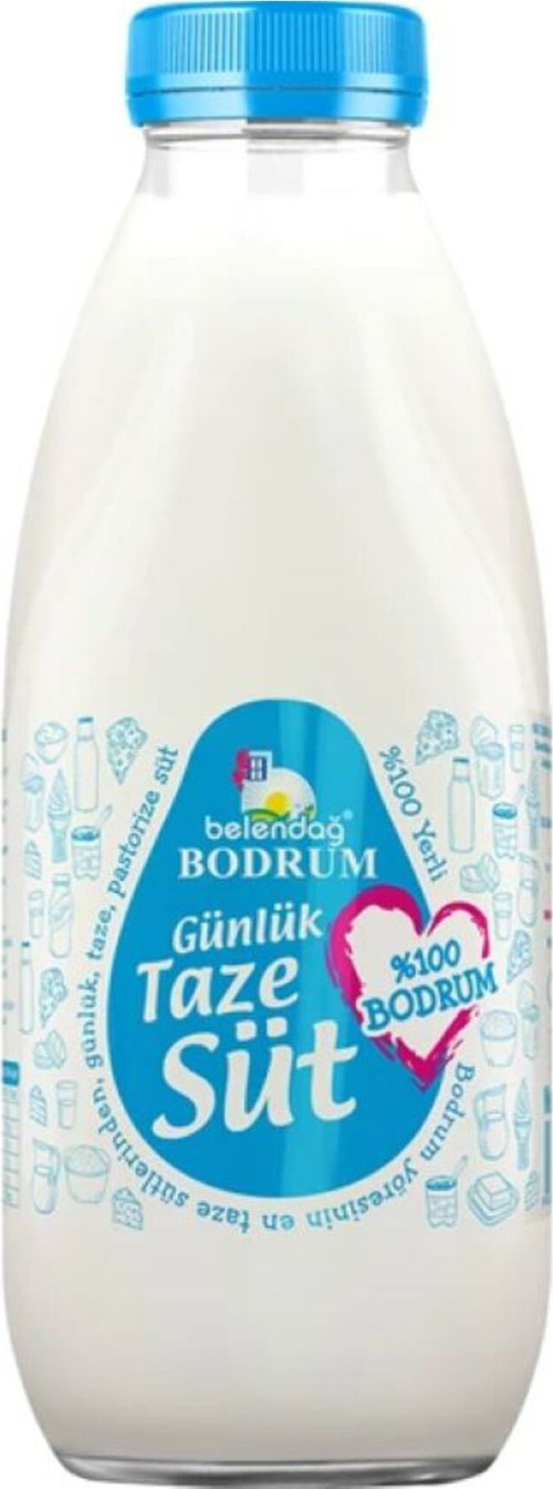 Günlük Taze Pastörize Süt 1 Lt(Cam Şişe)
