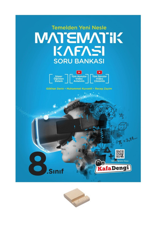 LGS 8.Sınıf Matematik Kafası Soru Bankası ve Telefon Standı