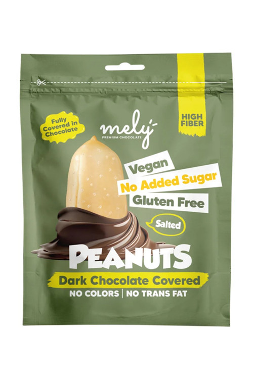 Glutensiz Seker Ilavesız Vegan Cıkolata Kaplı Arjantın Fıstıgı 50Gr