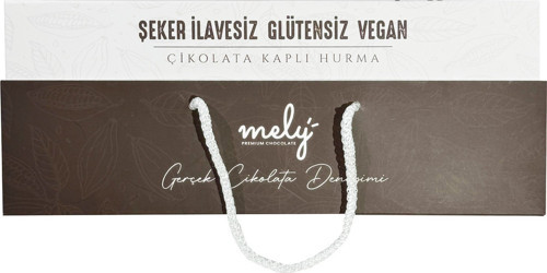 Çikolata Kaplı Hurma - Vegan 250G Beyaz Kutu