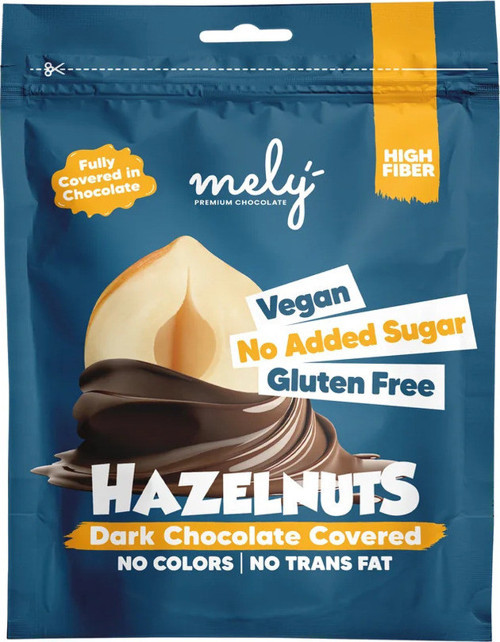 Glutensiz Seker Ilavesız Vegan Cıkolata Kaplı Fındık 50Gr