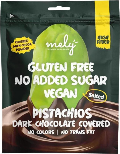 Glutensiz Seker Ilavesız Vegan Cıkolata Kaplı Premıum Tuzlu Ant. Fıst 50Gr