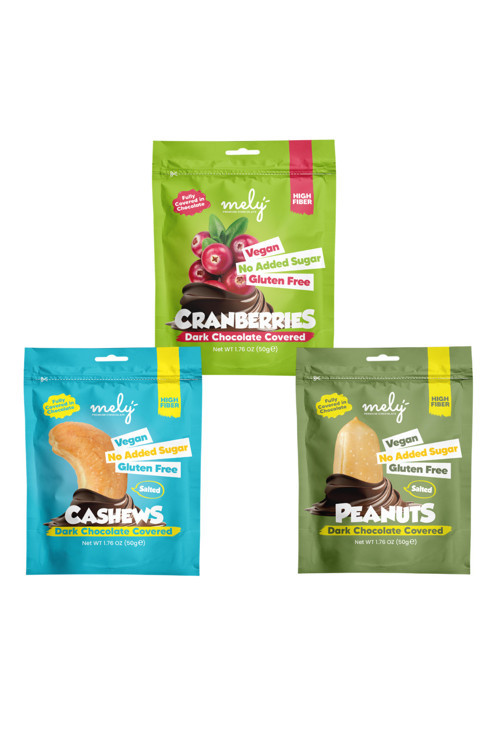 Glutensiz Seker Ilavesız Vegan Cıkolata Kaplı Turna Yemısı, Arjantın Fıstıgı, Kaju 50Gr X 3 Adet