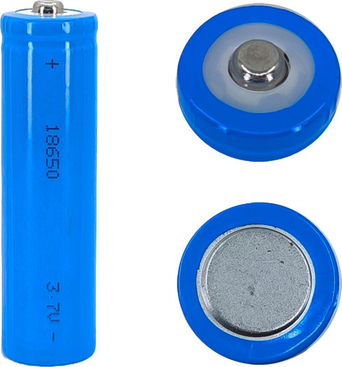 18650 Şarjlı Pil Çıkıntılı Başlıklı Fener Pili 3.7V Li-ion