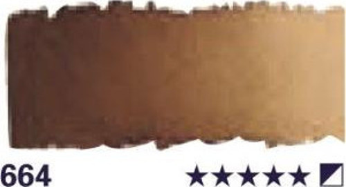 Akademie 1/2 Tablet Taş Suluboya Burnt Umber 664