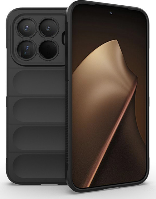 Xiaomi 15T Pro Kılıf Esnek TPU Oyuklu Arka Yüzey Tasarımlı Etnik Silikon Kapak