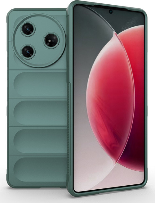 Tecno Spark 30 Pro Kılıf Esnek TPU Oyuklu Arka Yüzey Tasarımlı Etnik Silikon Kapak