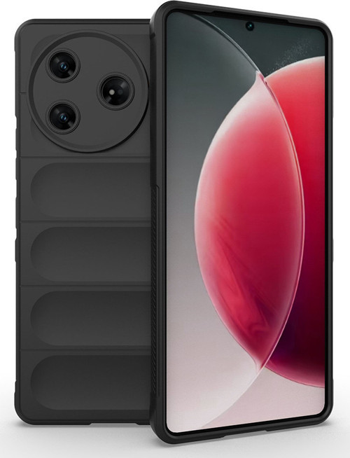 Tecno Spark 30 Pro Kılıf Esnek TPU Oyuklu Arka Yüzey Tasarımlı Etnik Silikon Kapak