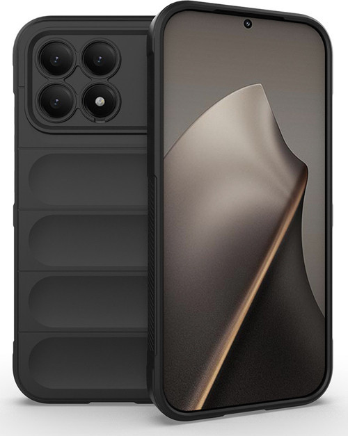 Poco F8 Pro Kılıf Esnek TPU Oyuklu Arka Yüzey Tasarımlı Etnik Silikon Kapak