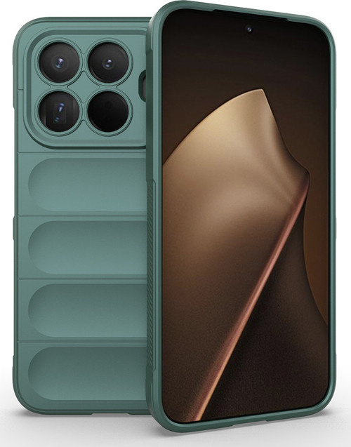 Xiaomi 15T Pro Kılıf Esnek TPU Oyuklu Arka Yüzey Tasarımlı Etnik Silikon Kapak
