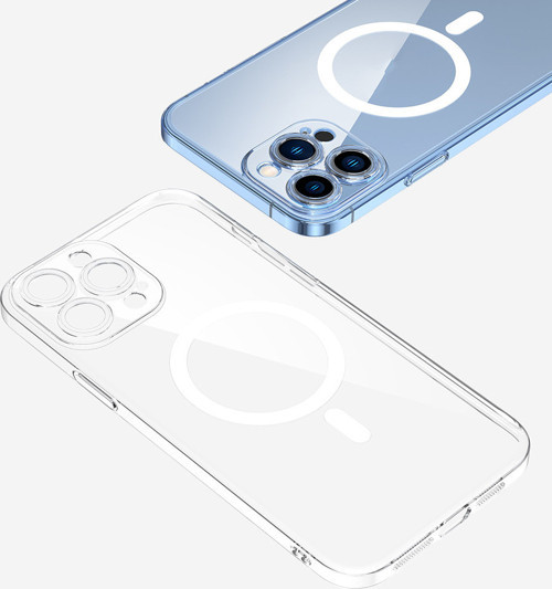 iPhone 11 Pro Max Kılıf Kamera Korumalı MagSafe Şarj Özellikli Lüx Şeffaf London Silikon Kapak