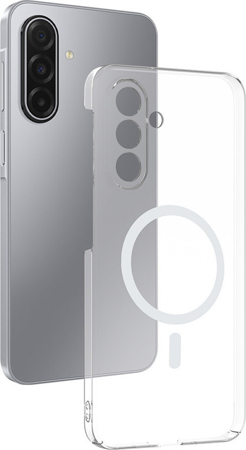Galaxy A17 Kamera Korumalı M-Safe Şarj Özellikli Şeffaf Zore London Silikon Kapak