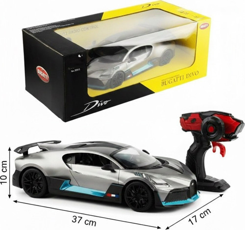 Kumandalı Şarjlı Işıklı Full Fonksiyon Bugatti Divo Oyuncak Araba GRİ