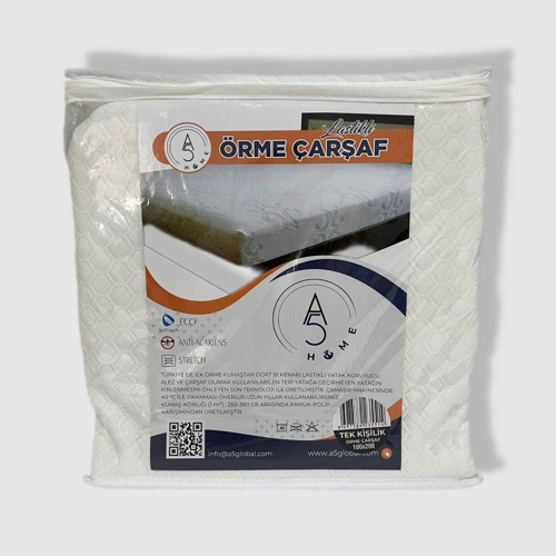 Tek Kişilik Örme Çarşaf 100*200