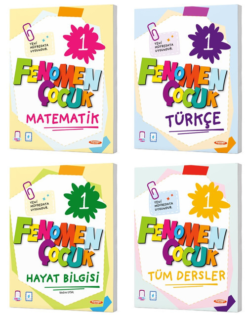 Fenomen Çocuk 2026 1. Sınıf 2. Dönem Matematik + Türkçe + Hayat Bilgisi + Tüm Dersler Seti 4 Kitap Güncel Müfredat