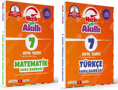 Tammat 7. Sınıf Matematik + Türkçe Rota Hızlı Ve Akıllı Soru Bankası Seti 2 Kitap