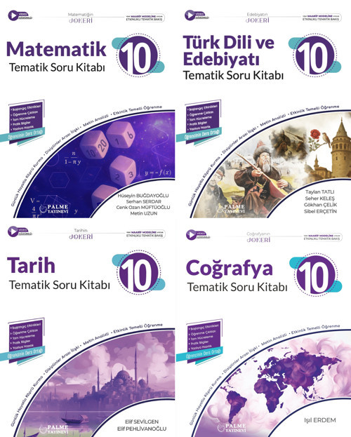 Palme 2026 10. Sınıf Eşit Ağırlık Joker Tematik Soru Seti 4 Kitap
