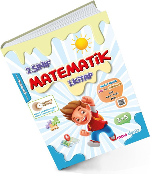 Mavi Deniz 2026 2. Sınıf Matematik 1. Kitap Güncel Müfredat