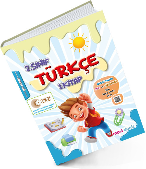 Mavi Deniz 2026 2. Sınıf Türkçe 1. Kitap Güncel Müfredat