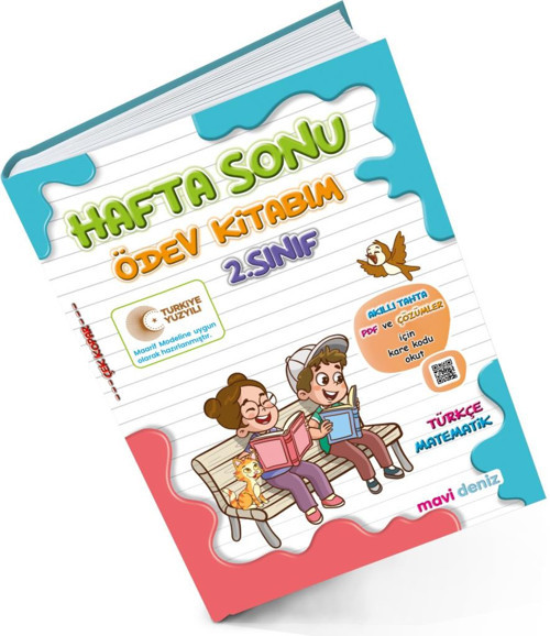 Mavi Deniz 2026 2. Sınıf Hafta Sonu Ödev Yapraklarım Güncel Müfredat