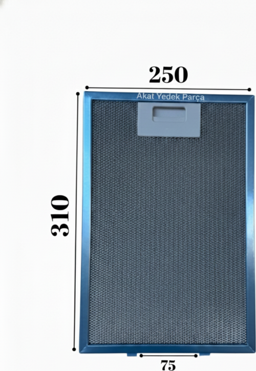 Bosch İle Uyumlu DWB092760 Davlumbaz Metal Yağ Filtresi