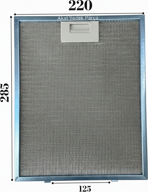 Bütün Markalar İle Uyumlu Universal Davlumbaz 22X28,5 CM Arka Ara 12,5 CM Aspiratör Filtre