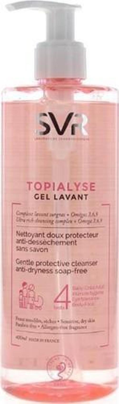 Topialyse Gel Lavant 400 ml Hassas Cilt Yüz Temizleme Jeli