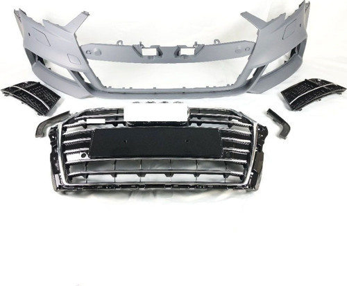 Audi a3 s3 ön tampon ve panjur seti 2016+ hb
