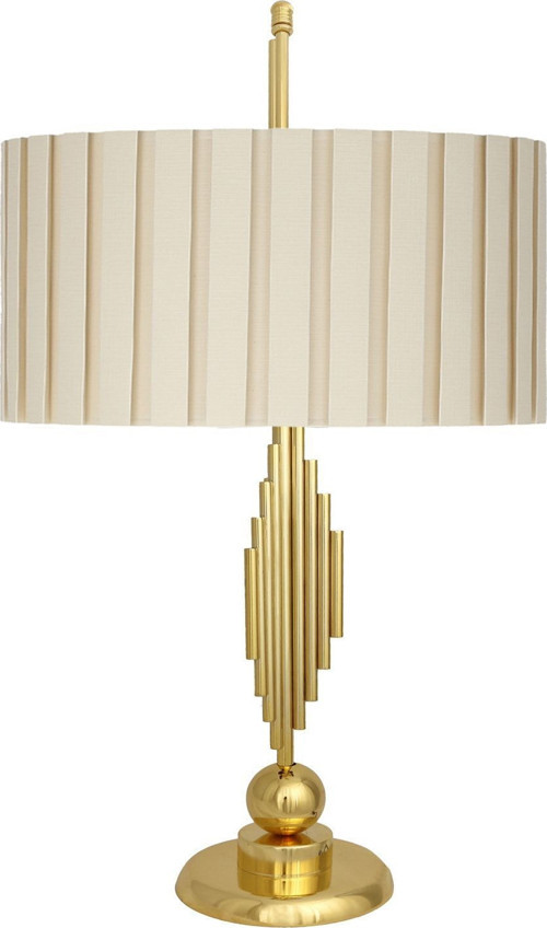Marche Mka-001 Gold Kaplama Metal Abajur - Kırma Krem