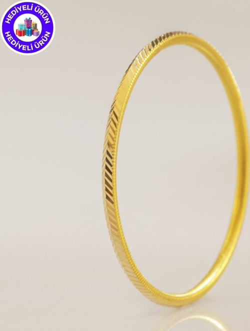 925 Ayar Yaldızlı Altın Kaplama Gümüş Başakajda Bilezik